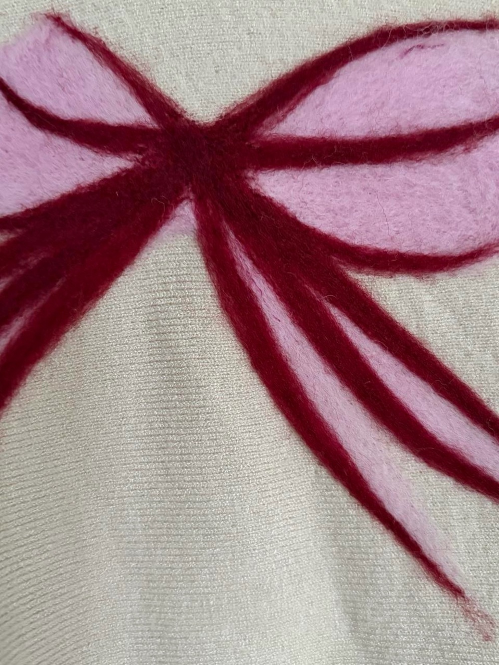Aaeda 3/4 sleeve Sweater with Bows Small - Picture 6 of 6